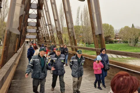 riconsegnato il ponte degli scout alla città