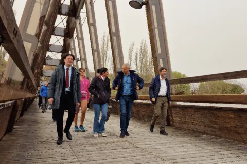 riconsegnato il ponte degli scout alla città