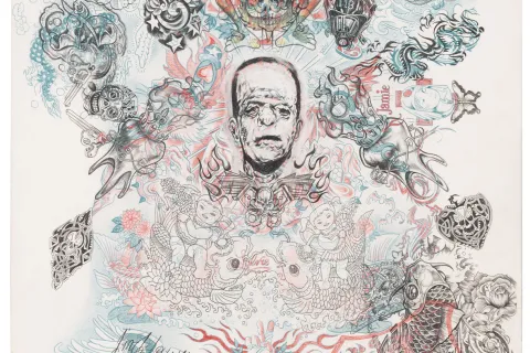 Wim Delvoye - Mostra CANTIERE DISEGNO