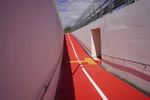 sottopasso ciclo pedonale di via della Fiera