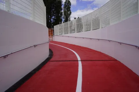 sottopasso ciclo pedonale di via della Fiera