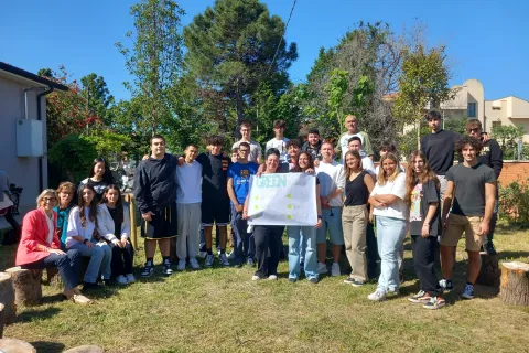 Al Liceo Einstein sboccia il nuovo giardino ideato dagli studenti