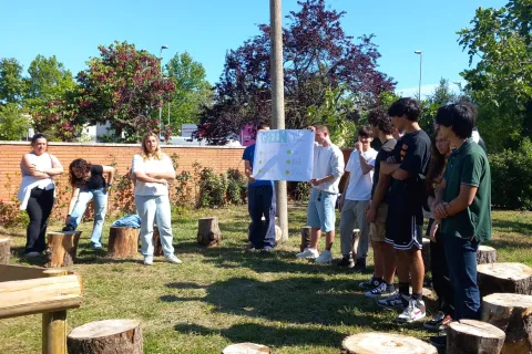 Al Liceo Einstein sboccia il nuovo giardino ideato dagli studenti