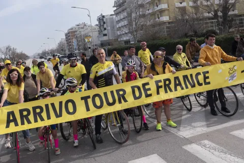 Tour de France - linea di arrivo