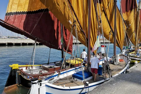 barche al porto di rimini