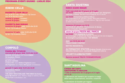 Programma “Tuttinpiazza” estate 2024