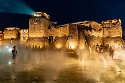 Castello nella nebbia