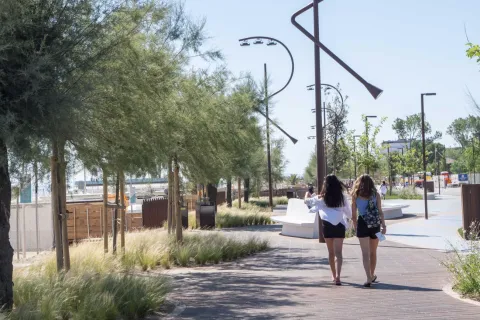 Nuovo Parco del Mare a Bellariva, da Piazzale Gondar a Via Siracusa