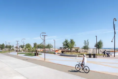 Nuovo Parco del Mare a Bellariva, da Piazzale Gondar a Via Siracusa