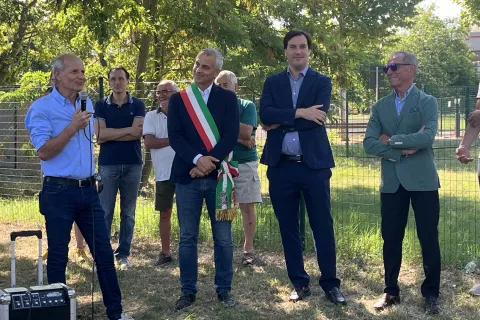 San VIto intitolazione della rotonda dedicata a Umberto Mazzotti