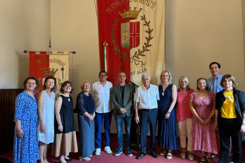 Delegazione della città gemellata di Saint-Maur-des-Fossés a Rimini nella storica giornata del Tour