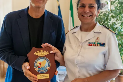 il sindaco sadegholvaad e comandante capozzella