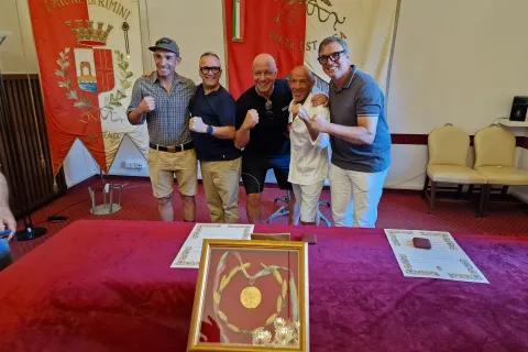 premiati dal comune i fratelli stecca