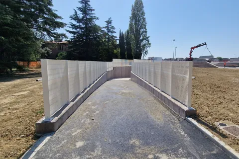 Sottopasso - rampa da parco Cervi