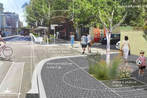 rendering viale regina elena