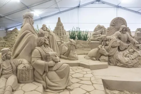 presepe di sabbia