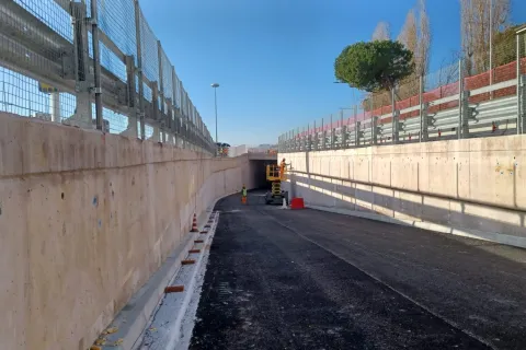 sottopasso carrabile via euterpe e della repubblica