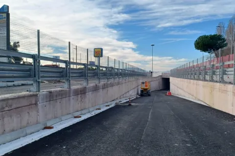 sottopasso carrabile via euterpe e della repubblica