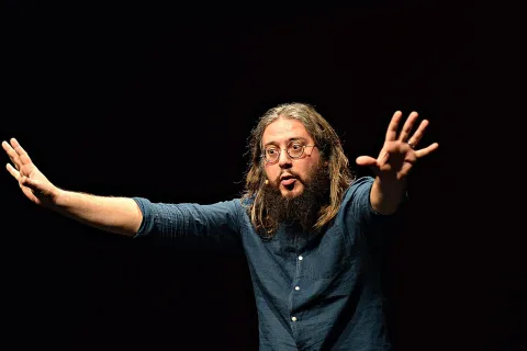 Roberto Mercadini al Teatro Galli