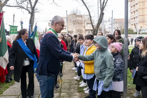Celebrazione 27 gennaio 2025 a Rivazzurra in via Madrid