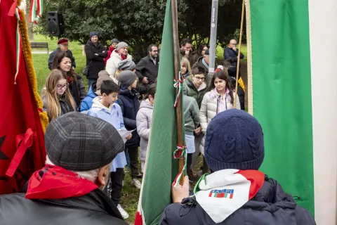 Celebrazione 27 gennaio 2025 a Rivazzurra in via Madrid