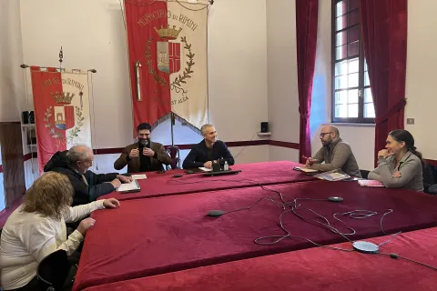 incontro sindaco Sadegholvaad e assessore Gianfreda