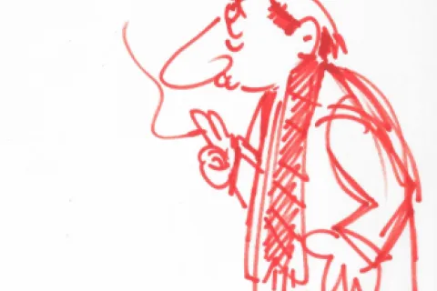 disegni di Federico Fellini nella collezione di Danilo Donati