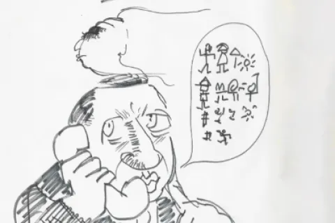 disegni di Federico Fellini nella collezione di Danilo Donati