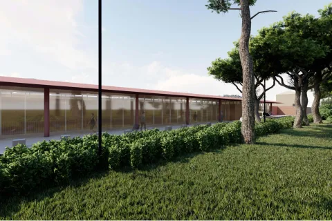 Rendering del progetto di prolungamento del sottopasso centrale della stazione 