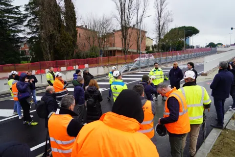 Apre il sottopasso che collega via Euterpe con via della Repubblica