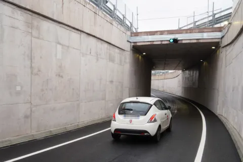 Apre il sottopasso che collega via Euterpe con via della Repubblica