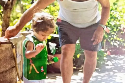 denise con il nonno