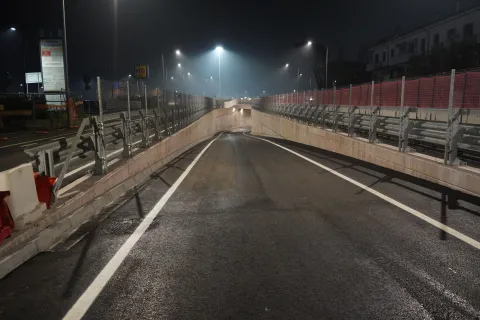 SOTTOPASSO via Euterpe con via della Repubblica