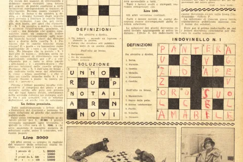 1925-2025: 100 anni di cruciverba