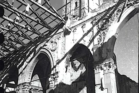 rimini distrutta, foto soci, biblioteca gambalunga