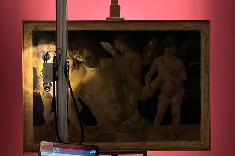 opera di Giovanni Bellini, Pietà. Cristo morto con quattro angeli 