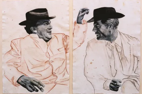 Fellini, Pasolini, De Sica &amp;… nella matita di David Parent