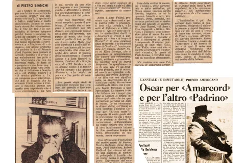 amarcord raccontato dalla stampa dell'epoca