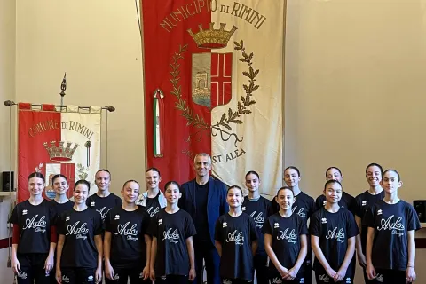 Ballerini di Aulòs Danza ricevuti dal Sindaco