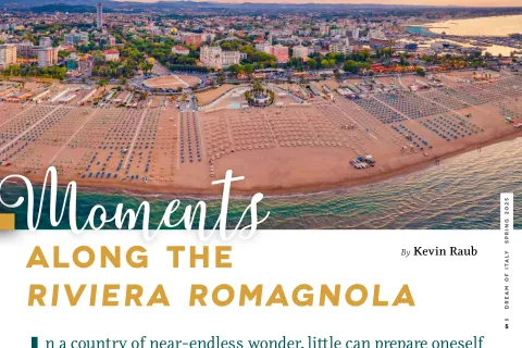 copertina rivista americana Dream of Italy