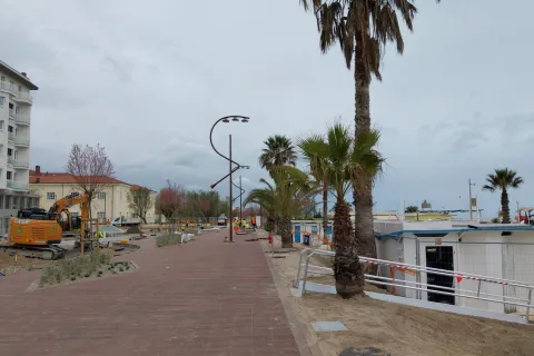 Cantiere Parco del mare fra Marebello e Rivazzurra
