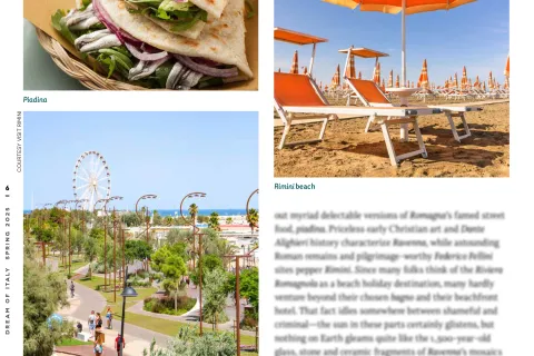 copertina rivista americana Dream of Italy