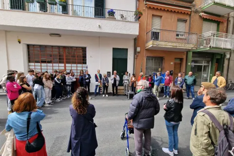 Pietra di inciampo Walter Ghelfi