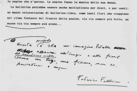 Fellini, la scrittura, gli scrittori - Due giornate di studio