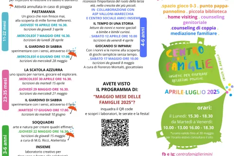 volantino aprile-luglio 2025 fronte