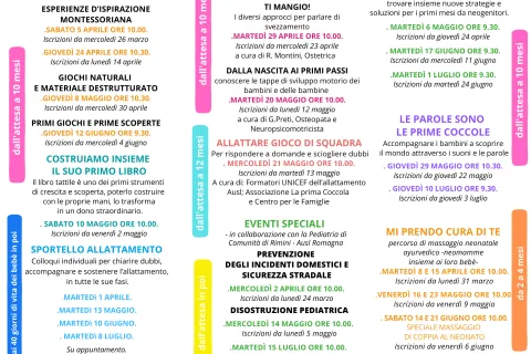 volantino aprile-luglio 2025 retro