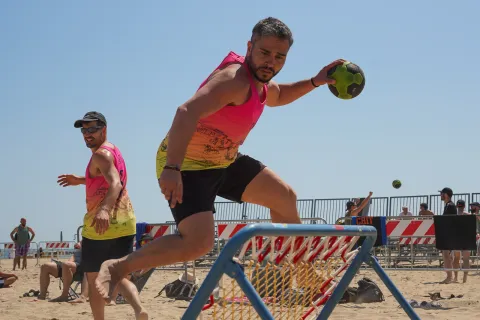 sport sulla spiaggia