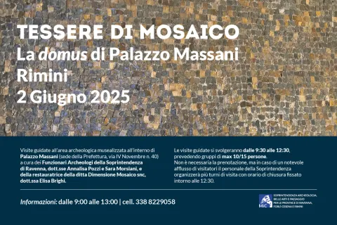 essere di mosaico. Il 2 giugno la domus di Palazzo Massani apre le sue porte