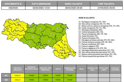 allerta 56/2025