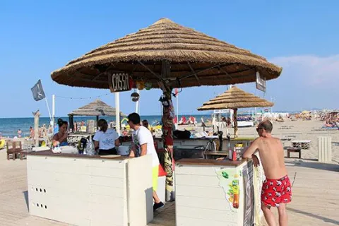 chiringuito sulla spiaggia